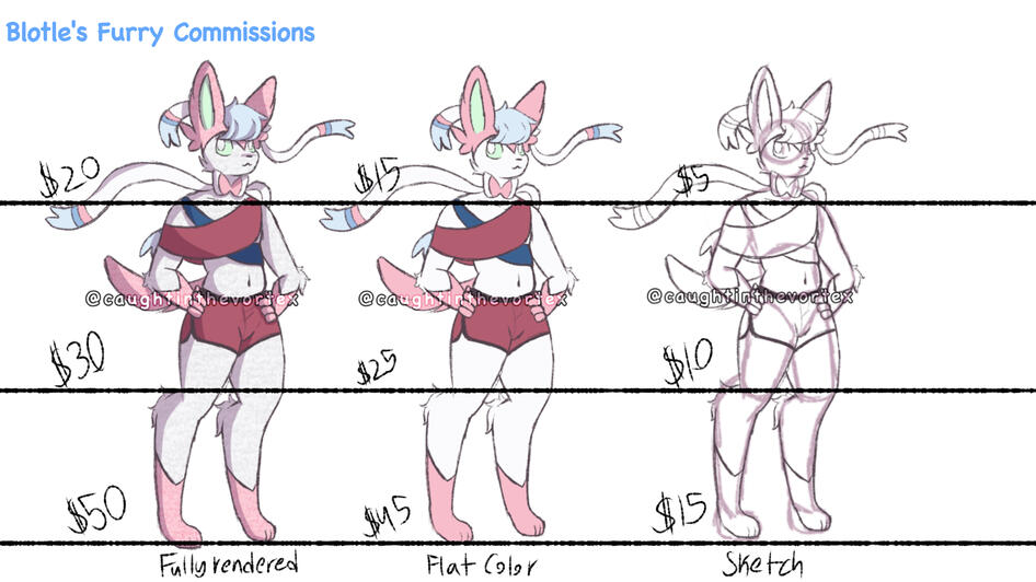 Furry Comm Prices